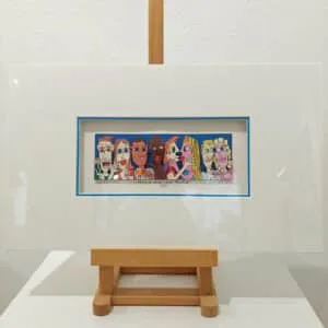 James Rizzi People who love people mit Passepartout Auflage 350 Ex. drucksigniert 24 x 40 cm