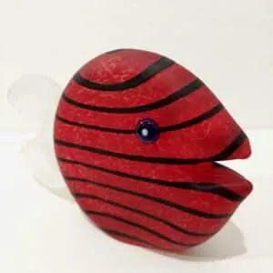 Glasstudio Borowski Snippy Small – rot Glasobjekt Maße 11 x 17 cm