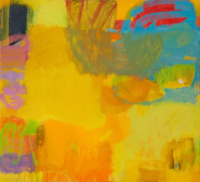 Petra Amerell Ohne Titel (12-43) Pigmente und Binder/Leinwand 100 x 110 cm Unikat