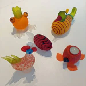 Glasstudio Borowski Zoo Objekte mundgeblasenes Glas