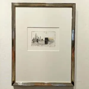 Alexander Befelein Global City 2,2013 Original-Farbradierung Auflage 5/60 Maße 40 x 30 cm (mit Passepartout)