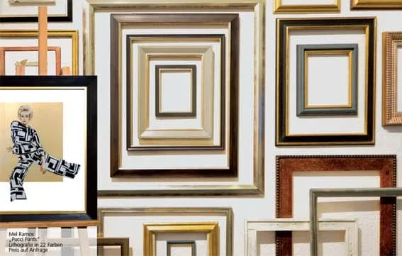 Bilderahmen schlichte Echtholzrahmen und edle Vergolderrahmen