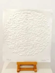 Günther Uecker Benefizgrafik für das Lilli Marx Haus Düsseldorf, 2024 MAL 41 x 37 cm handsigniert