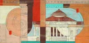 Ulrich Hartig La Rotonda Mischtechnik/Leinwand