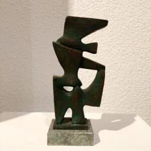 Pierre Schumann Drei Vögel Bronze, Rauguss Auflage 60 Exemplare Höhe ca. 24 cm