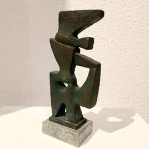 Pierre Schumann Drei Vögel Bronze, Rauguss Auflage 60 Exemplare Höhe ca. 24 cm