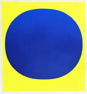 Rupprecht Geiger Colour in the round, 1969 Mappe mit 9 Serigrafien, hier Nr. 7 (126/7) 71 x 66 c, Aufl. 95 Ex. signiert und nummeriert WVG 126