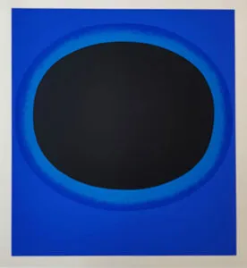 Rupprecht Geiger Original Siebdruck, gedruckt bei Laube, München Dem Werksverzeichnis Druckgrafik 1948-1972 Art Press Verlag entnommen. 29,5 x 27,5 cm Auflage 2000