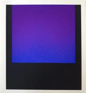 Rupprecht Geiger Original Siebdruck, gedruckt bei Laube, München Dem Werksverzeichnis Druckgrafik 1948-1972 Art Press Verlag entnommen. 29,5 x 27,5 cm Auflage 2000