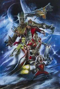 Adi Granov Guardians Fine Art Print/Leinwand ca. 76 x 52 Auflage 50 Exemplare