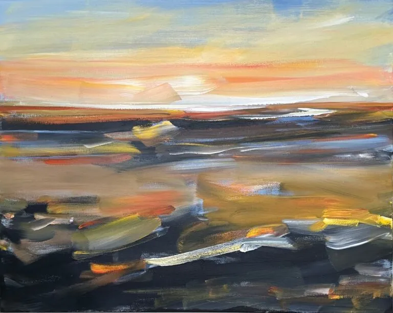 Puck Steinbrecher Abendvorstellung, 2022 Acryl auf Leinwand 80 x 100 cm Unikat