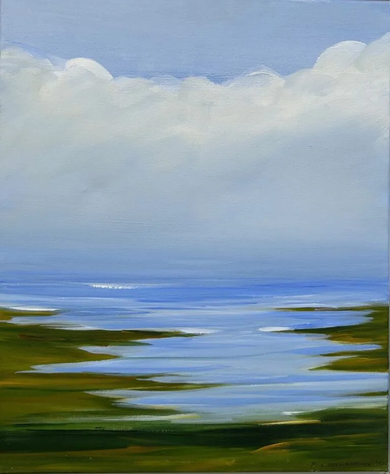 Puck Steinbrecher An Der Küste II, 2018 Acryl auf Leinwand 60 x 50 cm Unikat