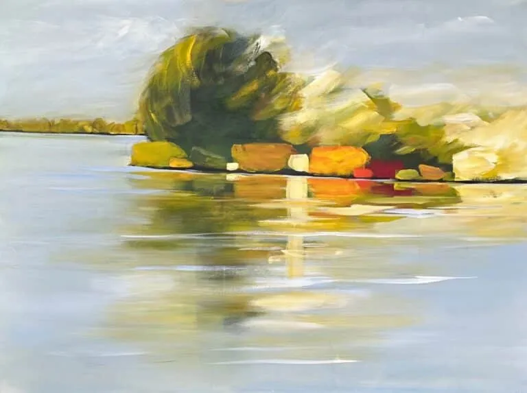 Puck Steinbrecher Aus der Erinnerung, 2023 Acryl auf Leinwand 120x160 cm Unikat