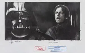 Robert Bailey A Big Surprise Zeichnung, RB 550 Small Unikat