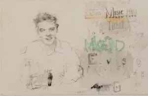 Alexander Befelein Elvis Presley Zeichnung/Aquarell 19,5 x 12,5 cm Unikat