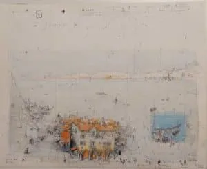 Alexander Befelein Garda - Veneto, 2022 Mischtechnik Maße 26 x 32 cm Unikat