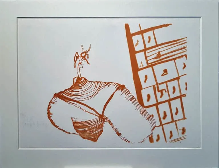 Joseph Beuys Spur I Aus dem Leben der Bienen Lithografie