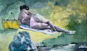 Markus Kurscheidt Rückenansicht Öl/Leinwand 120 x 80 cm Unikat