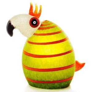 Glasstudio Borowski Kakadu Tischlampe