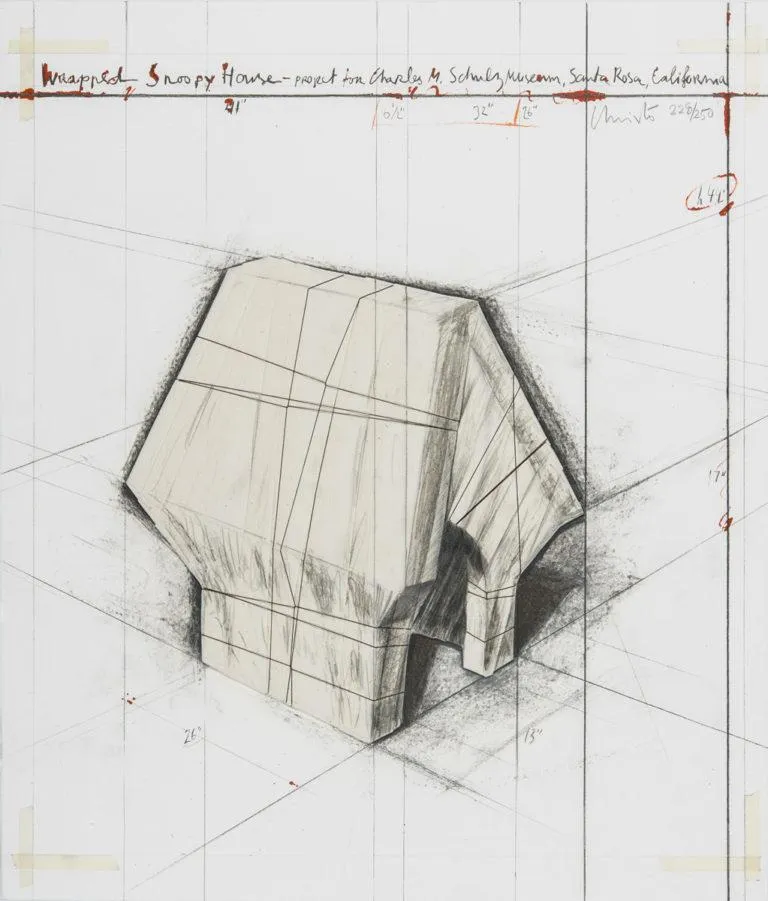 Christo Wrapped Snoopy House, 2004