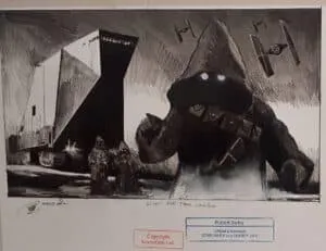 Robert Bailey Don´t see them coming Bleistiftzeichnung 38 x 44,5 cm Unikat