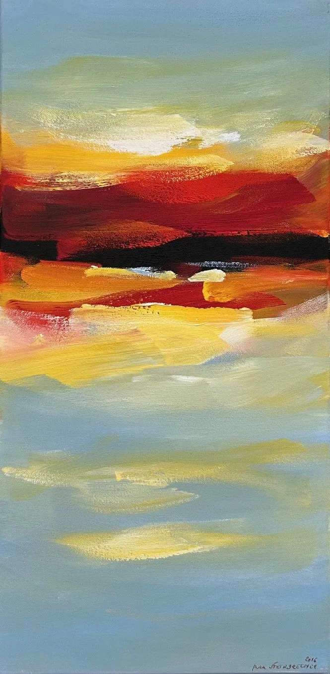 Puck Steinbrecher Acryl auf Leinwand 60 x 30 cm Unikat