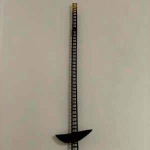 Basilius Kleinhans Leiter mit Boot Bronze, Blattgold 81 x 20 x 5 cm Unikat