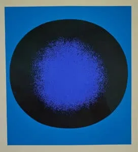 Rupprecht Geiger Original Siebdruck, gedruckt bei Laube, München Dem Werksverzeichnis Druckgrafik 1948-1972 Art Press Verlag entnommen. 29,5 x 27,5 cm Auflage 2000