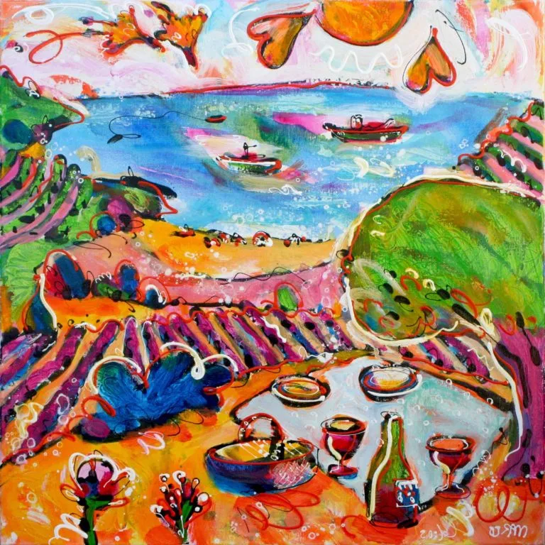 Marco Grieser si pres de la mer Acryl/Leinwand