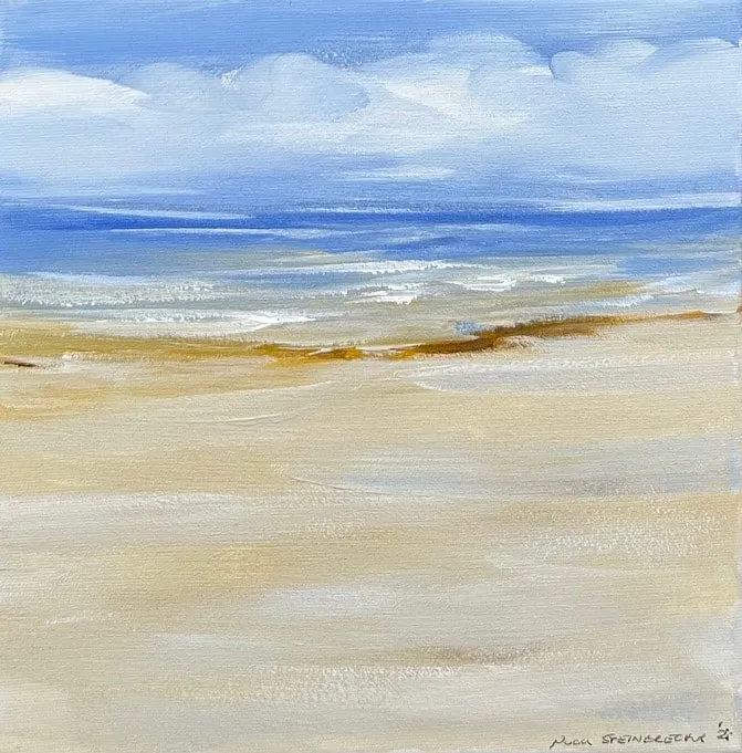 Puck Steinbrecher Große Freiheit, 2025 Acryl auf Leinwand 30 x 30 cm Unikat