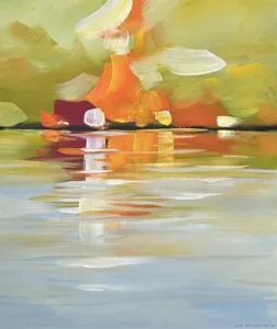 Puck Steinbrecher Große Pracht, 2025 Acryl auf Leinwand 70 x 60 cm Unikat