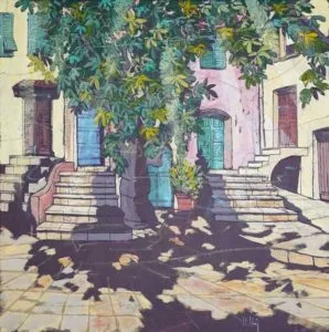 Ulrich Hartig RamatuelleIIe II Mischtechnik/Leinwand