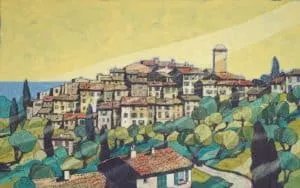 Ulrich Hartig Ramatuelle Mischtechnik/Leinwand