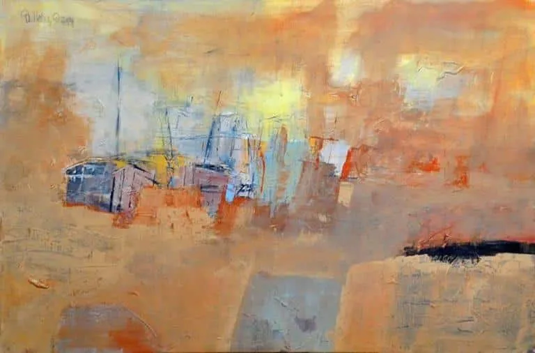 Theresia Helmig Ohne Titel Acryl/Leinwand 80 x 120 cm Unikat