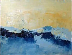 Theresia Helmig Ohne Titel Acryl/Leinwand 100 x 140 cm Unikat