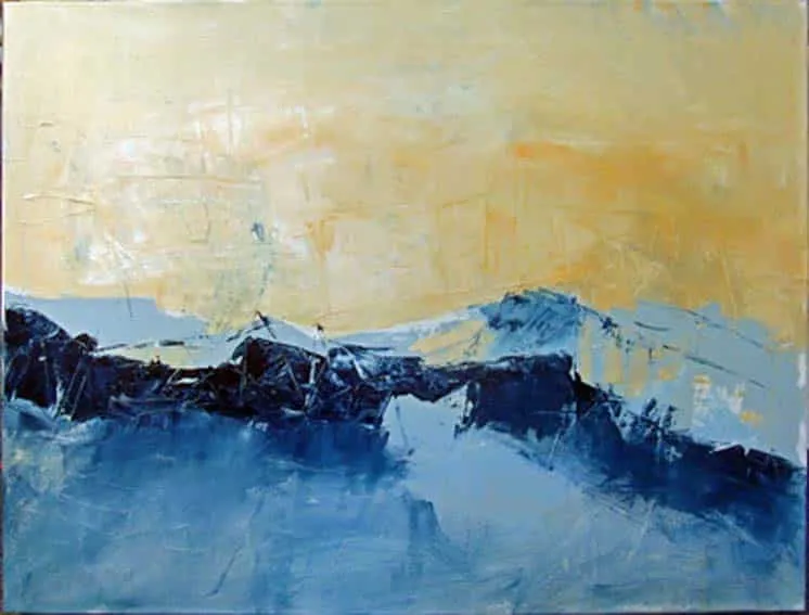 Theresia Helmig Ohne Titel Acryl/Leinwand 100 x 140 cm Unikat