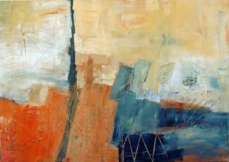 Theresia Helmig Ohne Titel Acryl/Leinwand 100 x 140 cm Unikat