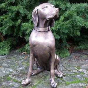 Wolfgang Lamché Magyar Vizsla Bronze Auflage 8 Ex. Höhe ca. 70 cm verkauft Auflage vergriffen