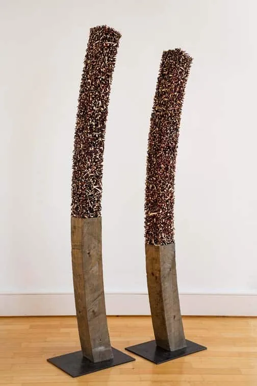 Norbert Klaus LIED-O175-15 und LIED-O176-16 Objekte, 2015 und 2016