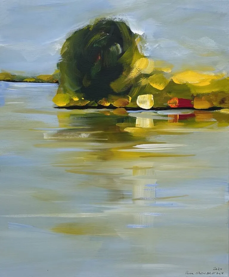 Puck Steinbrecher In Bester Erinnerung, 2024 Acryl auf Leinwand 60 x 50 cm Unikat