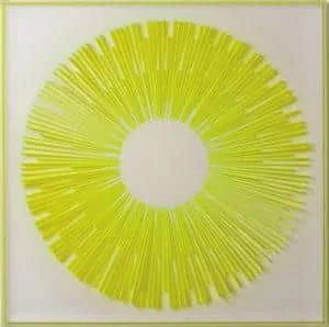 Klaus Joas Strahler Lichtverstärkendes Acrylglas 101 x 101 cm Unikat