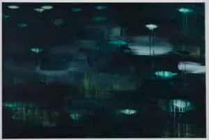 Katja Then Neo, 2021 Acryl und Epoxidharz auf Leinwand 80 x 120 cm Unikat