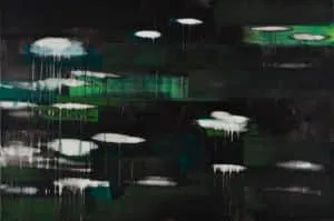 Katja Then Neo, 2021 Acryl und Epoxidharz auf Leinwand 80 x 120 cm Unikat