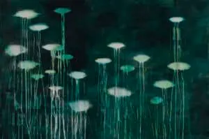 Katja Then Neo, 2021 Acryl und Epoxidharz auf Leinwand 80 x 120 cm Unikat