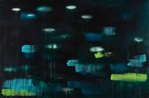 Katja Then Neo, 2021 Acryl und Epoxidharz auf Leinwand 80 x 120 cm Unikat