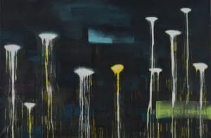 Katja Then Neo, 2021 Acryl und Epoxidharz auf Leinwand 80 x 120 cm Unikat