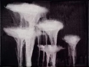 Katja Then Neolito, 2021 Acryl und Epoxidharz auf Leinwand 18 x 24 cm Unikat