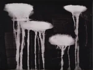 Katja Then Neolito, 2021 Acryl und Epoxidharz auf Leinwand 18 x 24 cm Unikat