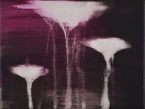 Katja Then Neolito, 2021 Acryl und Epoxidharz auf Leinwand 18 x 24 cm Unikat