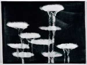 Katja Then Neolito, 2021 Acryl und Epoxidharz auf Leinwand 18 x 24 cm Unikat